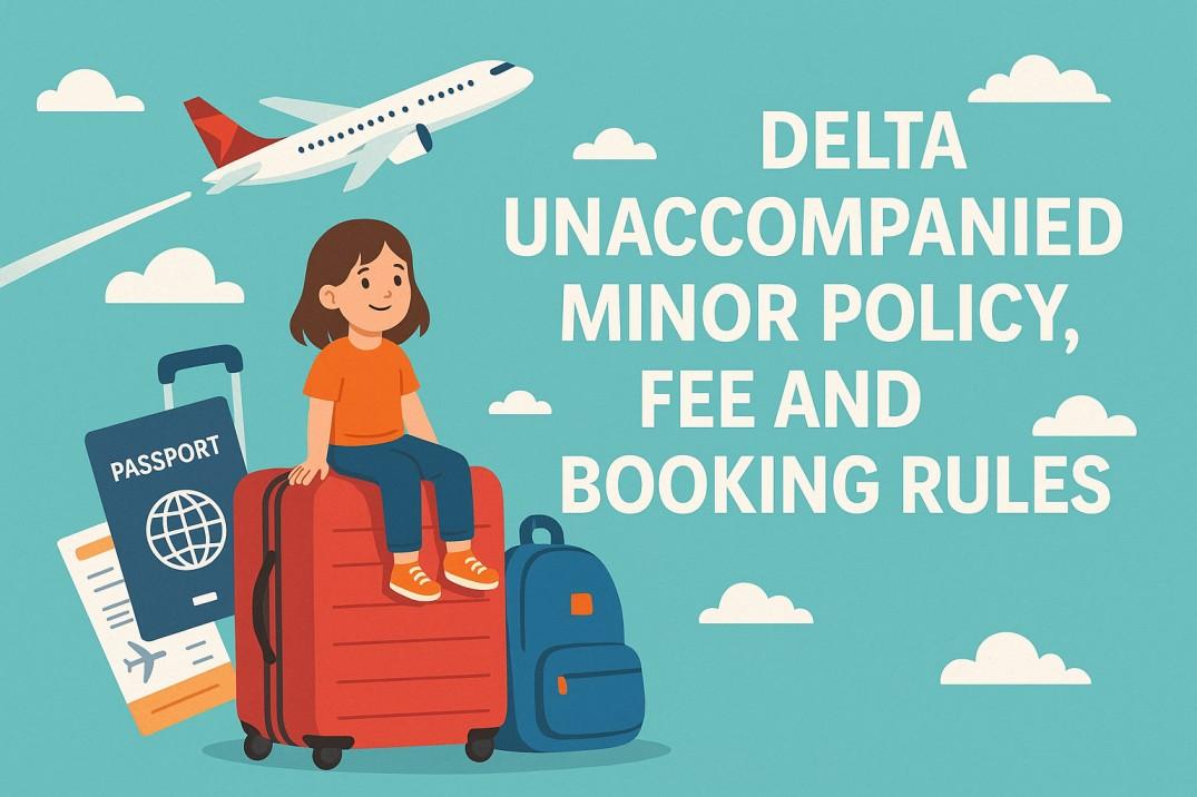 Delta Airlines Unaccompanied Minor Policy, Fee and Booking Rules Image