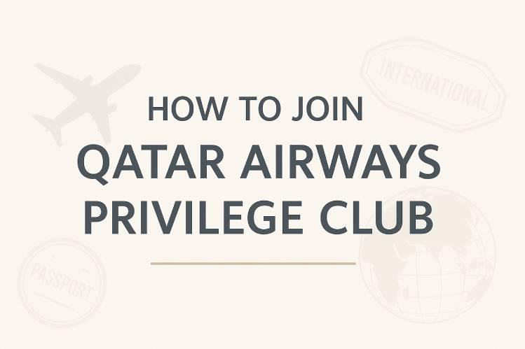 How to Join Qatar Airways Privilege Club? Image