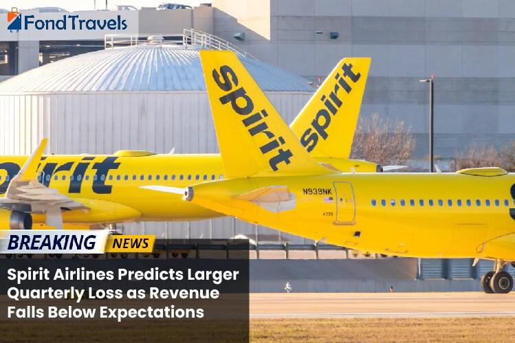 Spirit Airlines Predicts Quarterly Loss as Revenue Declines Short of Anticipations Image