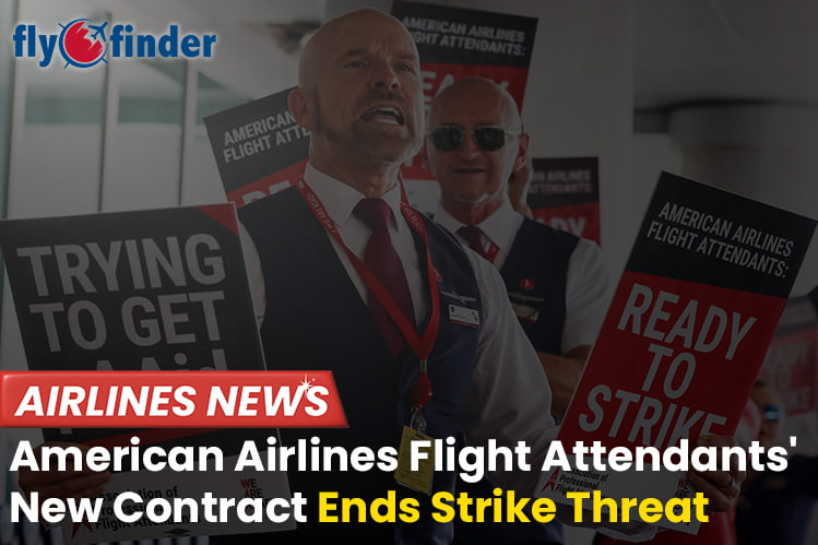 American Airlines Flight Attendants' New Contract Ends Strike Threat Image