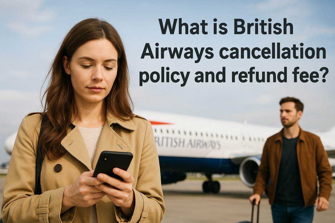 What is British Airways cancellation policy and refund fee? Image