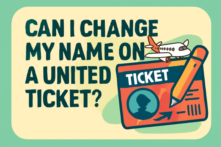 Can I Change My Name on a United Ticket? Image