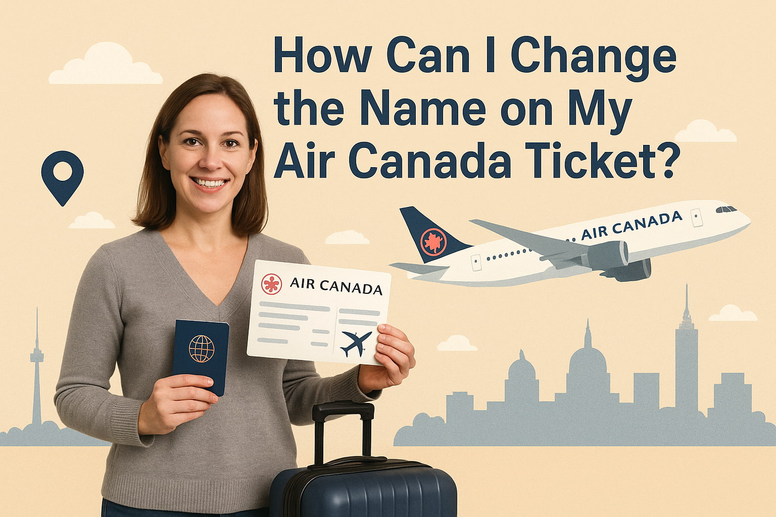 How Can I Change the Name on my Air Canada Ticket? Image
