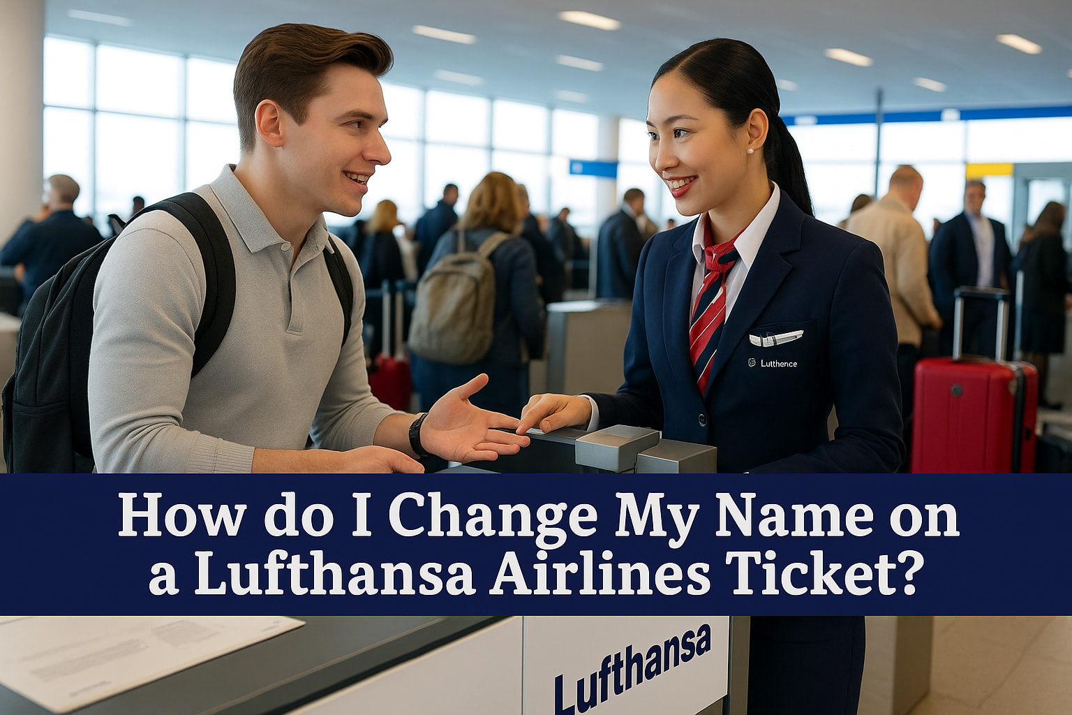 How do I Change My Name on a Lufthansa Airlines Ticket? Image